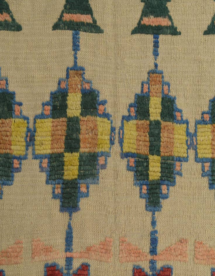 Detail image of  5' 8 x 8' 3  Hand Knotted Darya Wool Rug