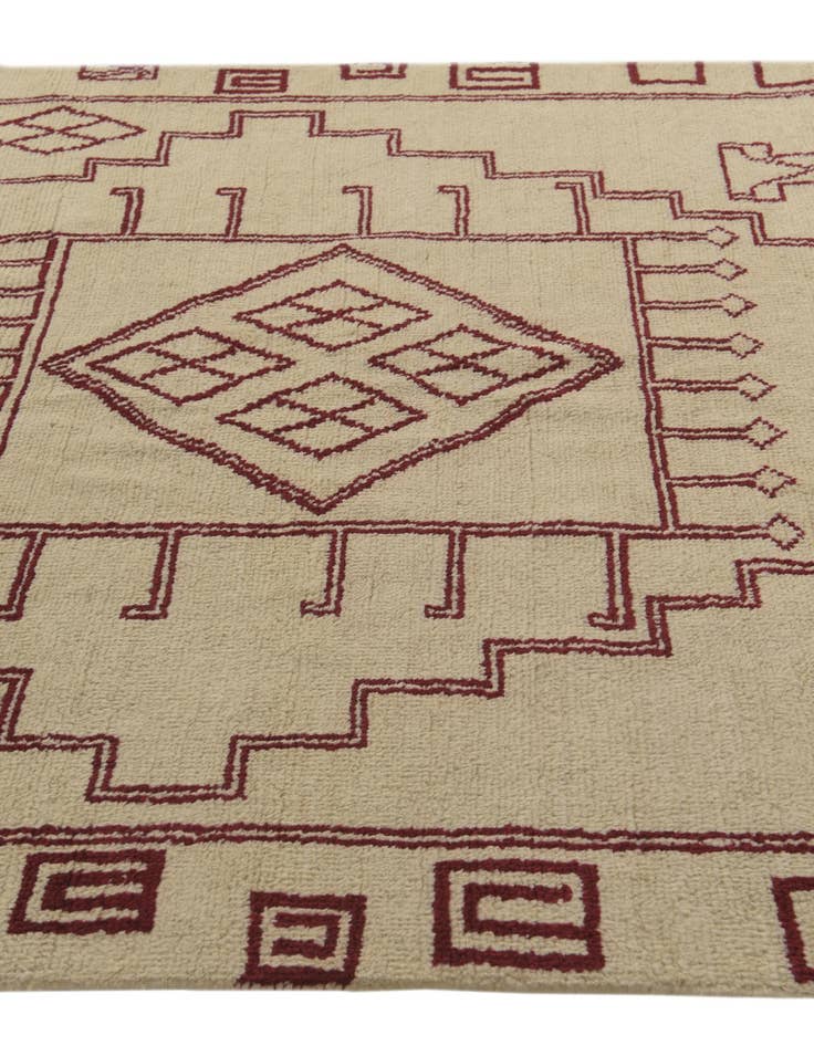 Detail image of  5' 4 x 8' 2  Hand Knotted Darya Wool Rug