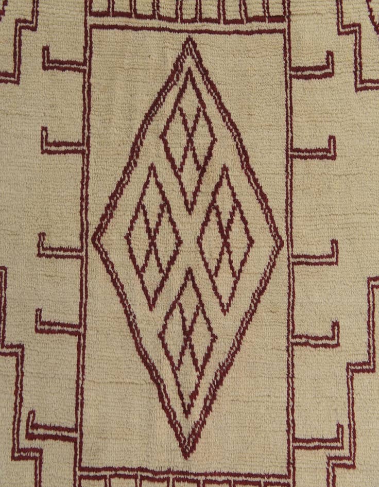 Detail image of  5' 4 x 8' 2  Hand Knotted Darya Wool Rug
