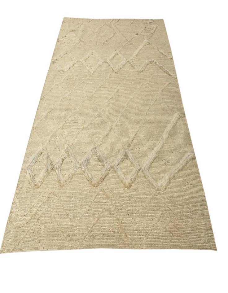 Detail image of  5' 8 x 8'  Hand Knotted Darya Wool Rug