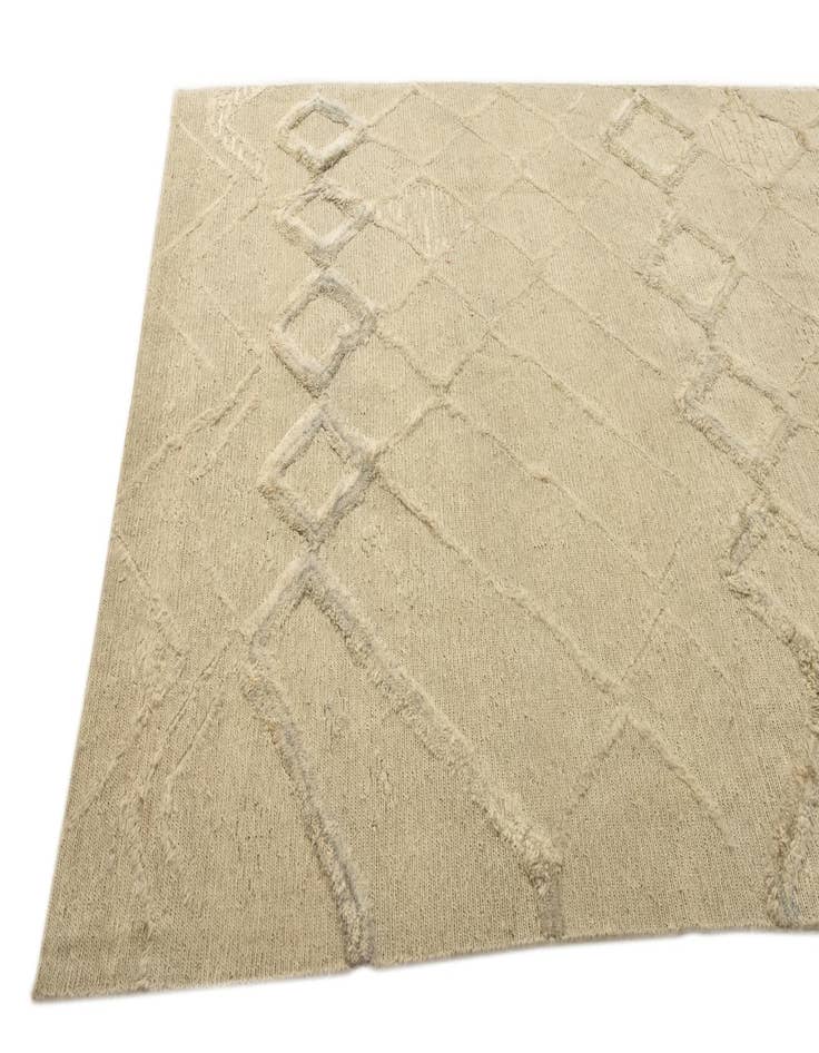 Detail image of  5' 8 x 8'  Hand Knotted Darya Wool Rug