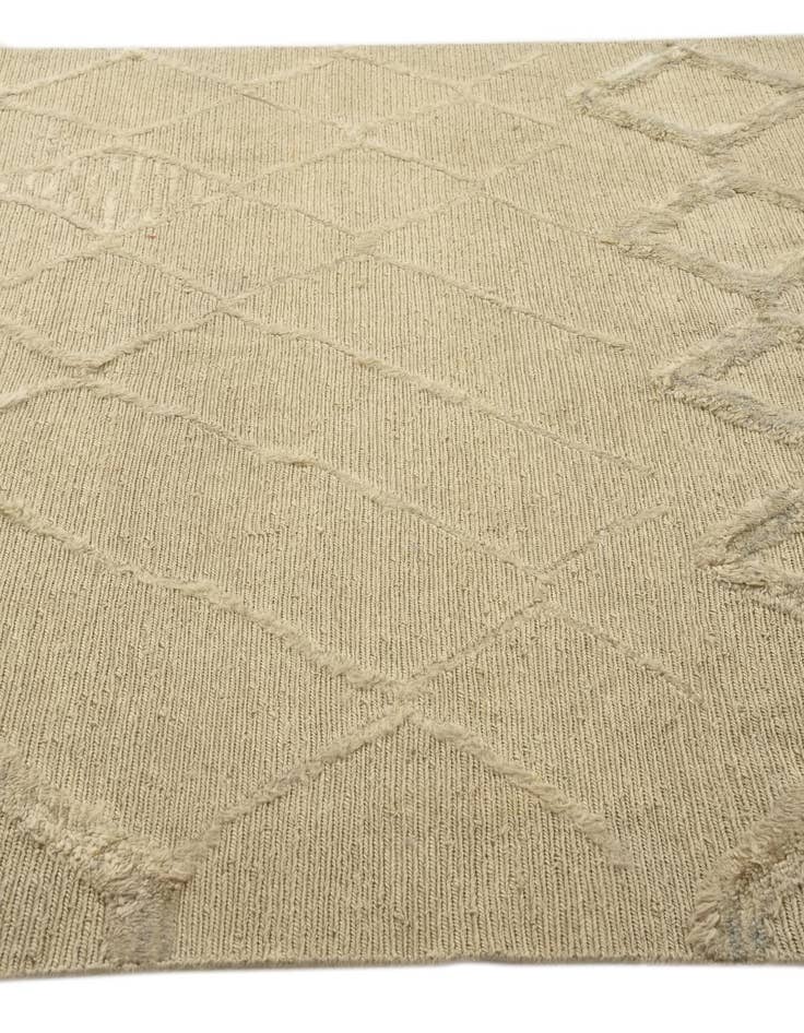 Detail image of  5' 8 x 8'  Hand Knotted Darya Wool Rug