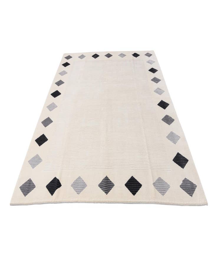 Detail image of  8' x 10'  Hand Knotted Darya Wool Rug