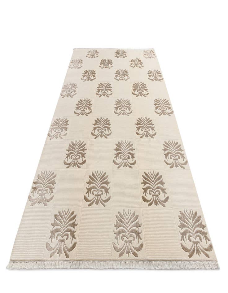 Detail image of  6' 7 x 10'  Hand Knotted Darya Wool Rug