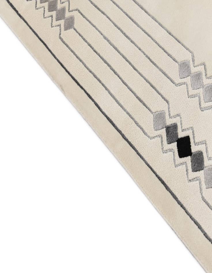 Detail image of  6' 10 x 9' 6  Hand Knotted Darya Wool Rug