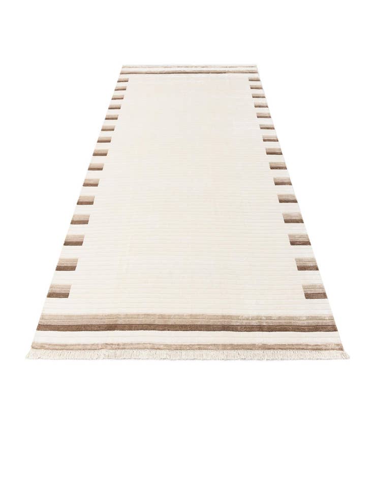 Detail image of  6' 6 x 9' 9  Hand Knotted Darya Wool Rug