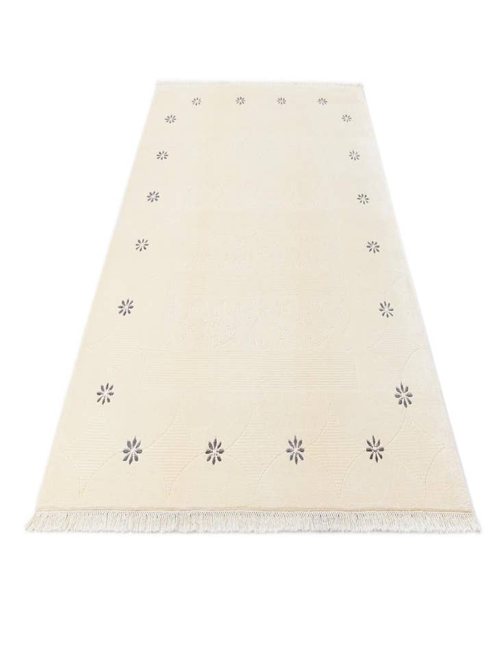 Detail image of  5' 8 x 8'  Hand Knotted Darya Rug