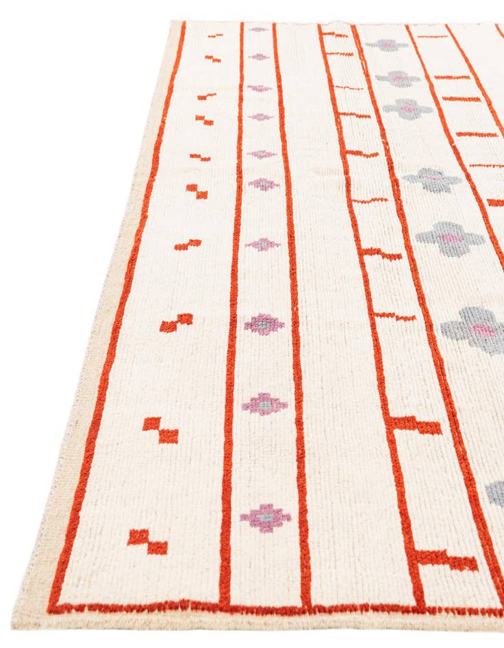 Detail image of  9' 3 x 10' 5  Hand Knotted Darya Wool Rug