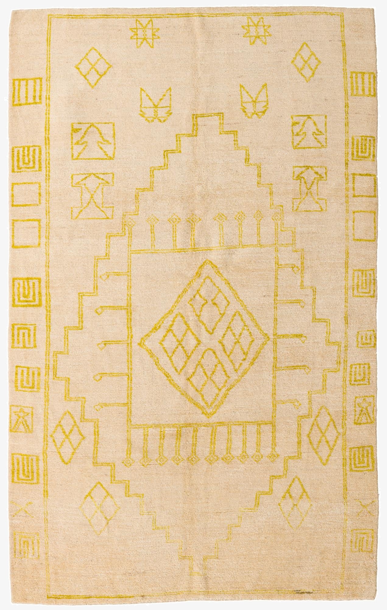  6' 3 x 10' 3  Hand Knotted Darya Wool Rug