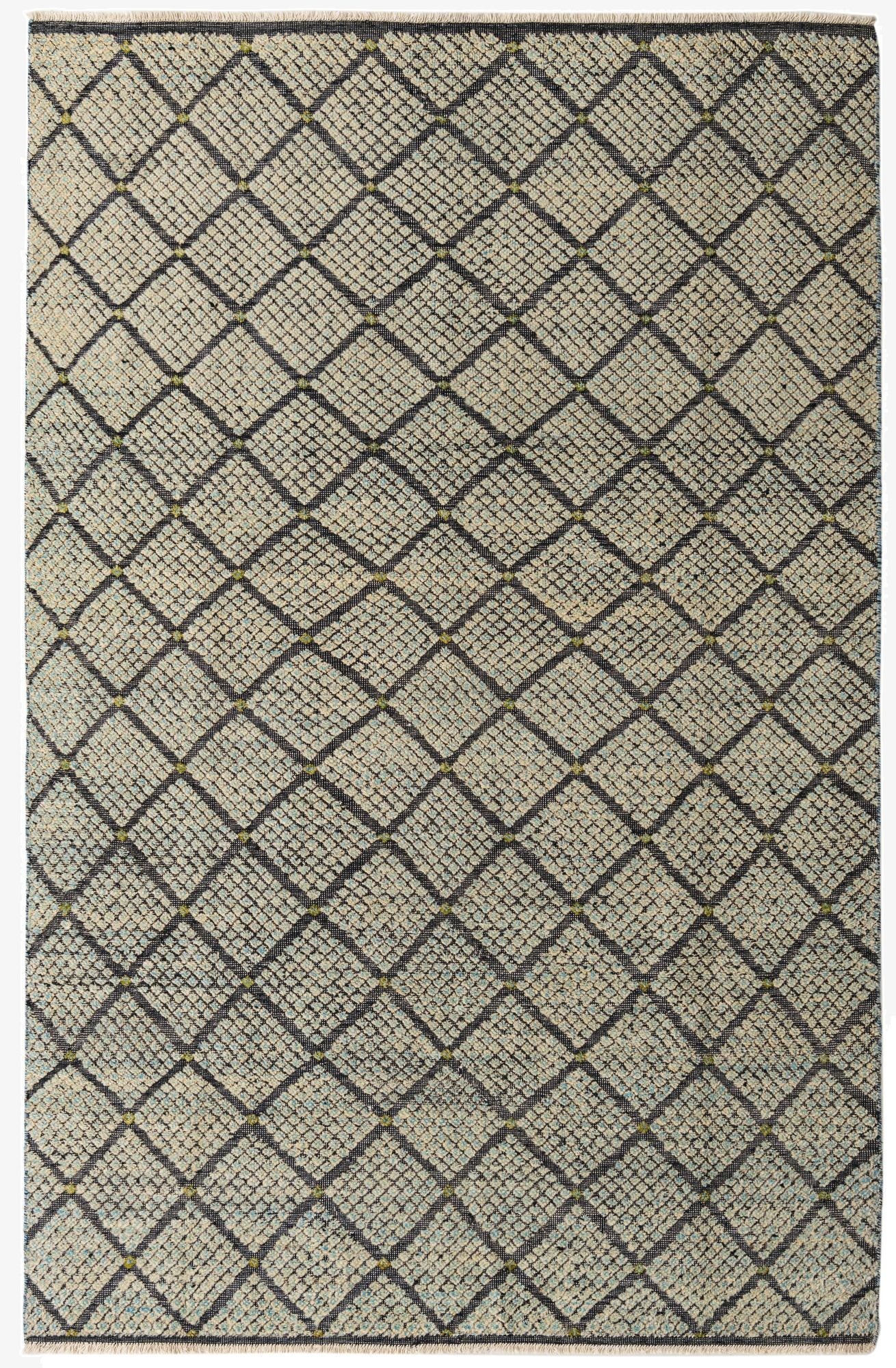  5' 6 x 10' 1  Hand Knotted Darya Wool Rug