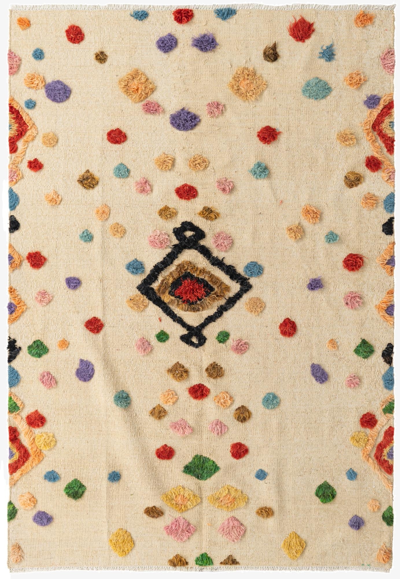  5' 6 x 8'  Hand Knotted Darya Wool Rug