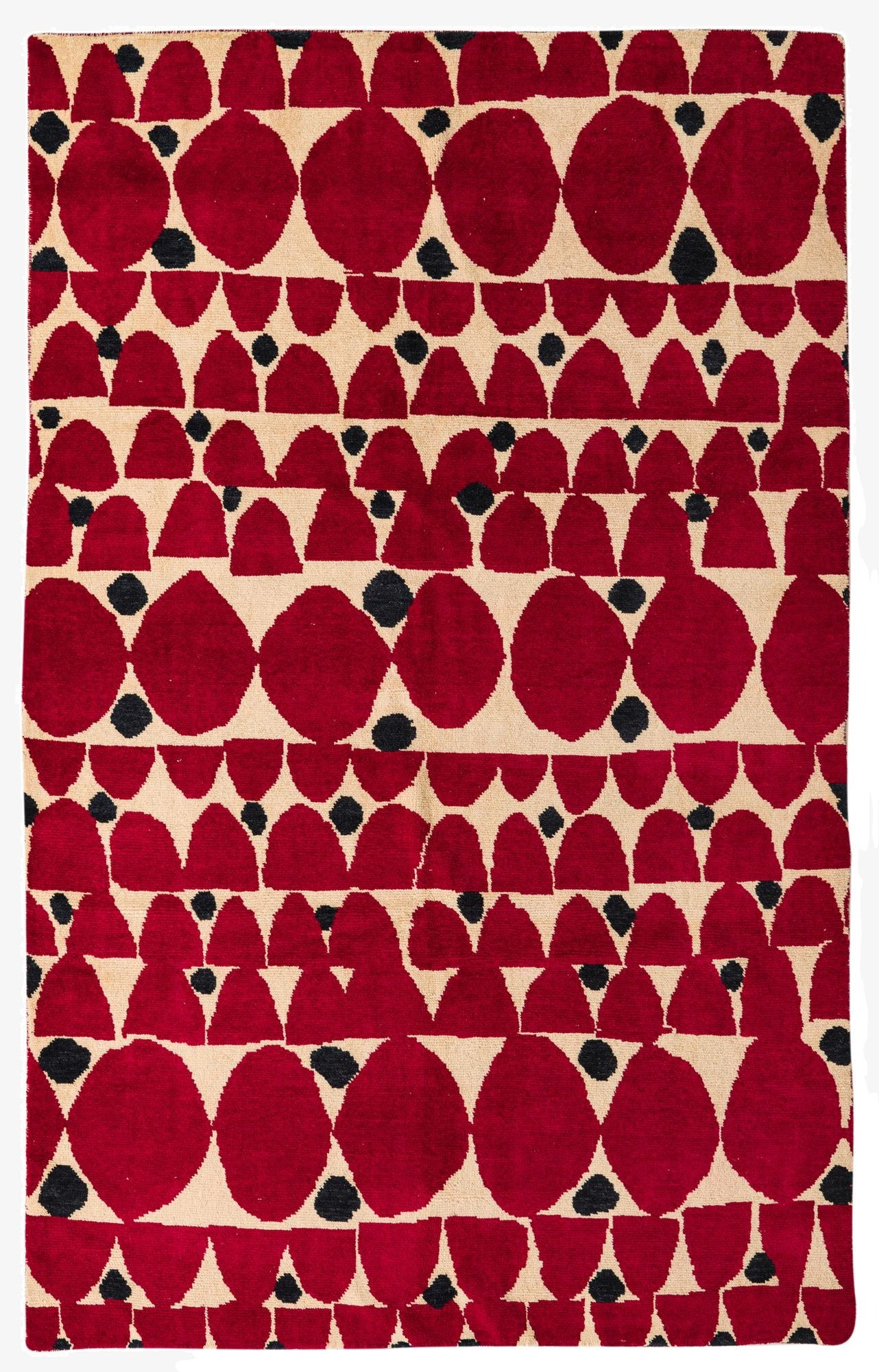  6' 4 x 10'  Hand Knotted Darya Wool Rug