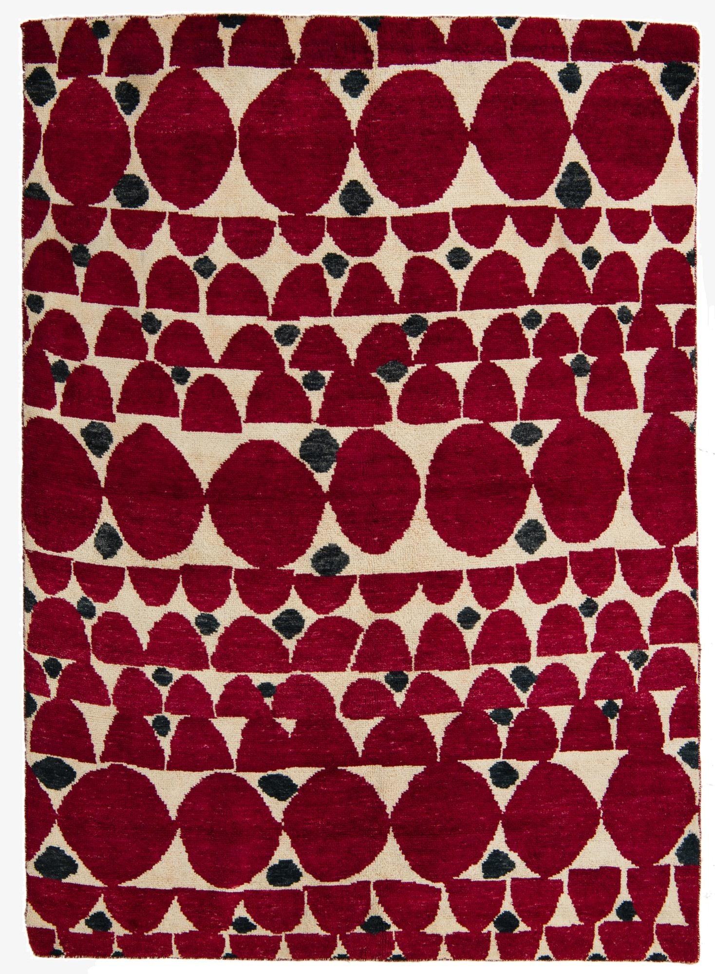  5' 9 x 8' 3  Hand Knotted Darya Wool Rug