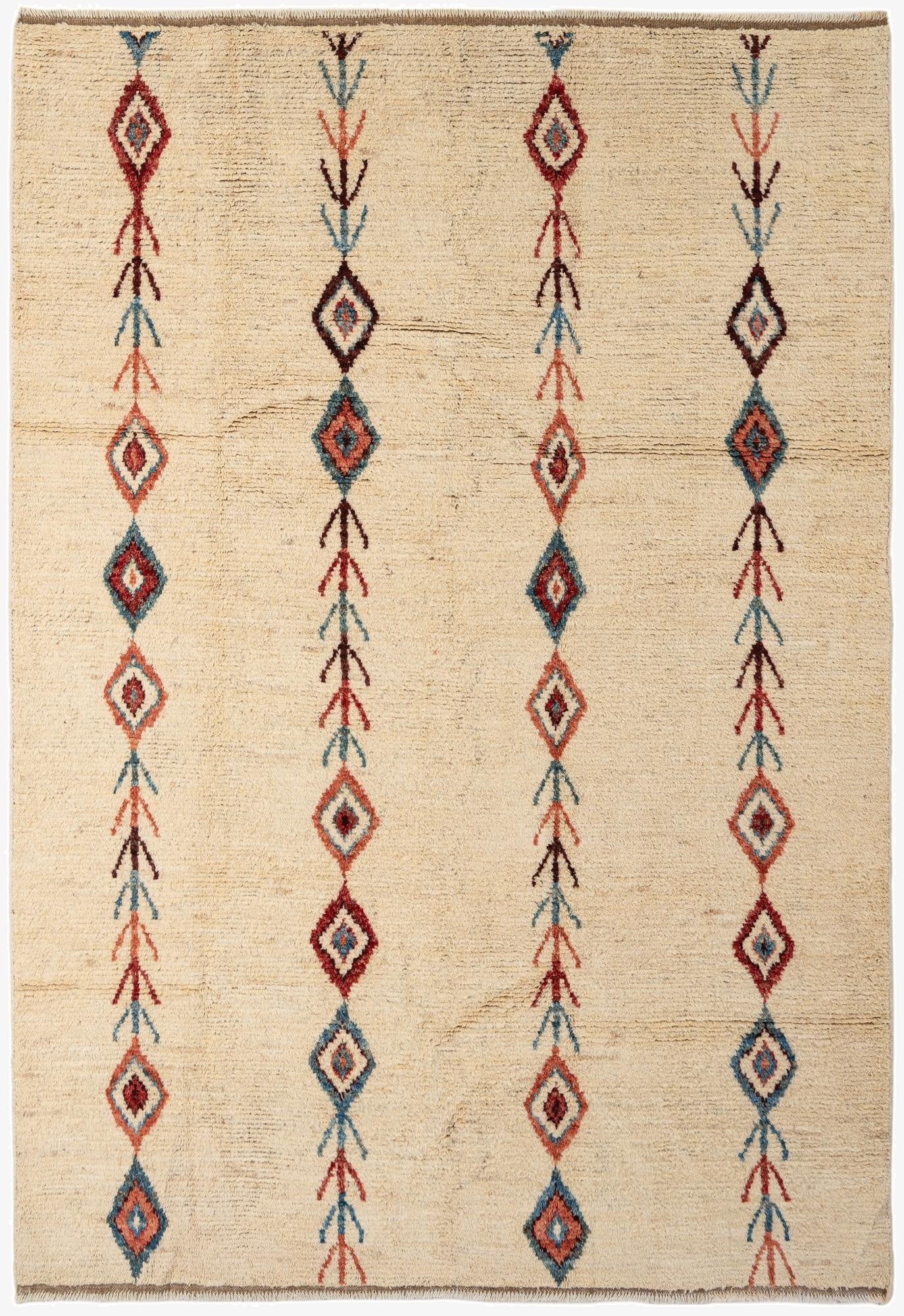  6' 8 x 9' 8  Hand Knotted Darya Wool Rug