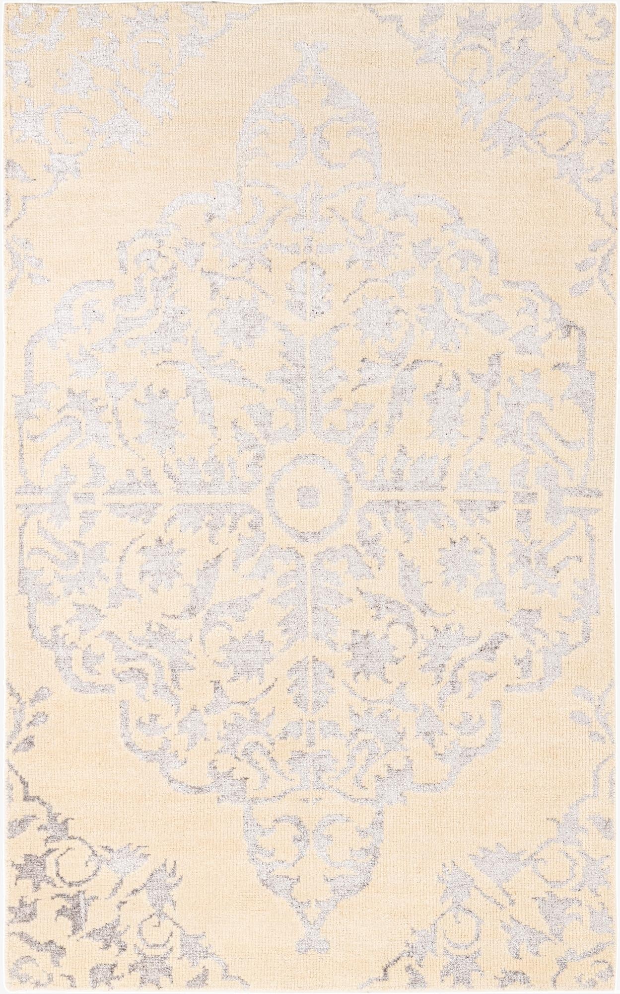  4' 10 x 7' 10  Hand Knotted Darya Rug