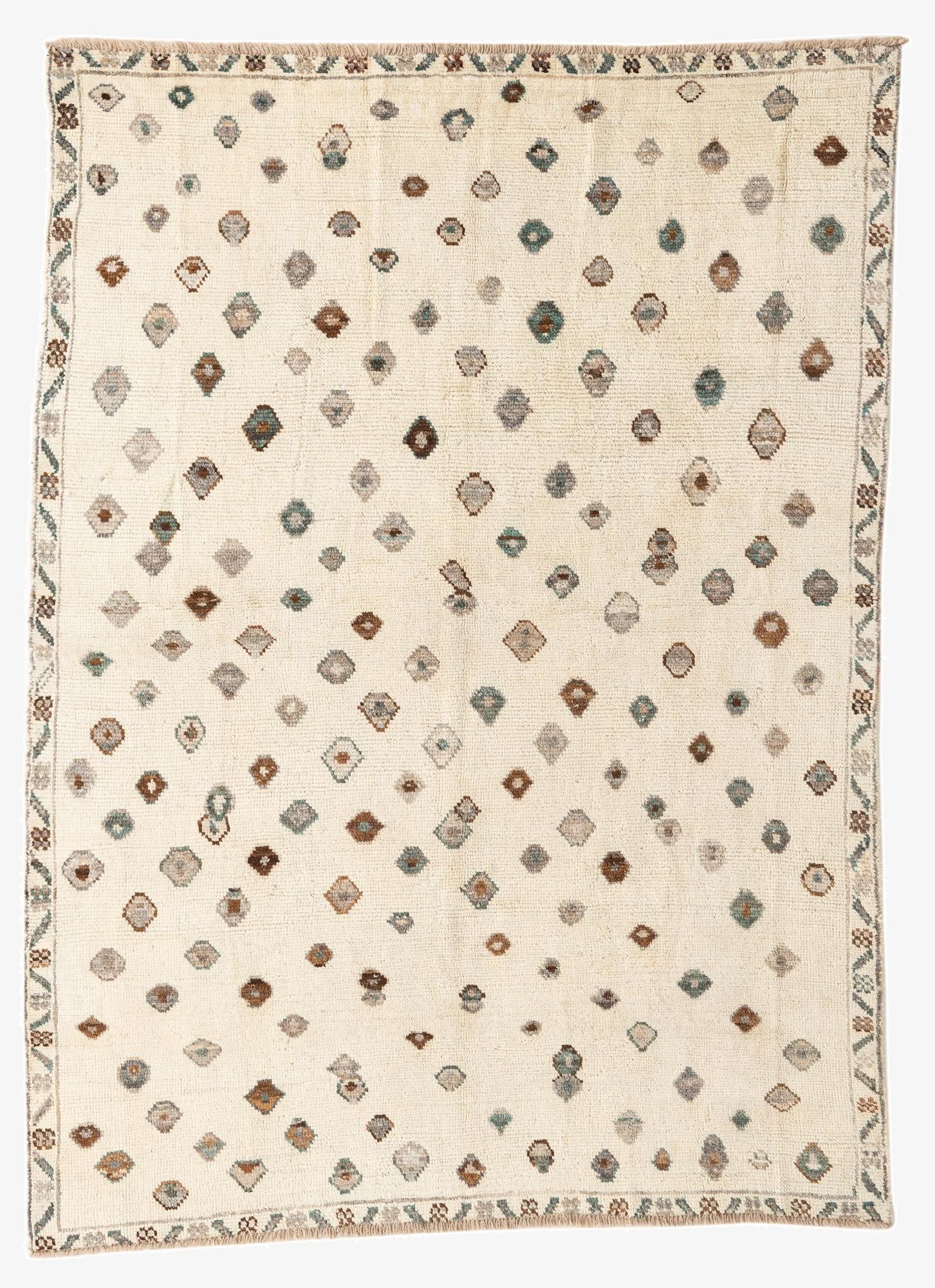  5' 10 x 8'  Hand Knotted Darya Wool Rug