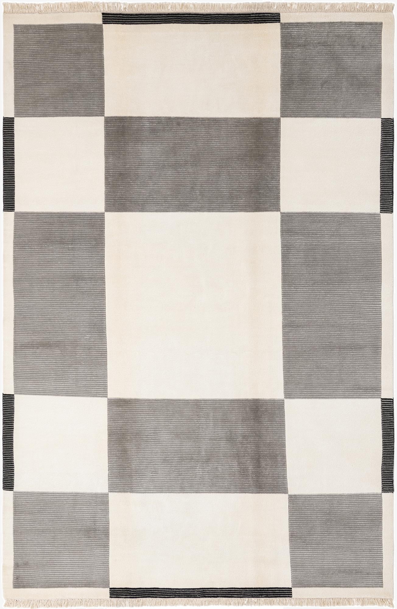  6' 6 x 9' 10  Hand Knotted Darya Wool Rug