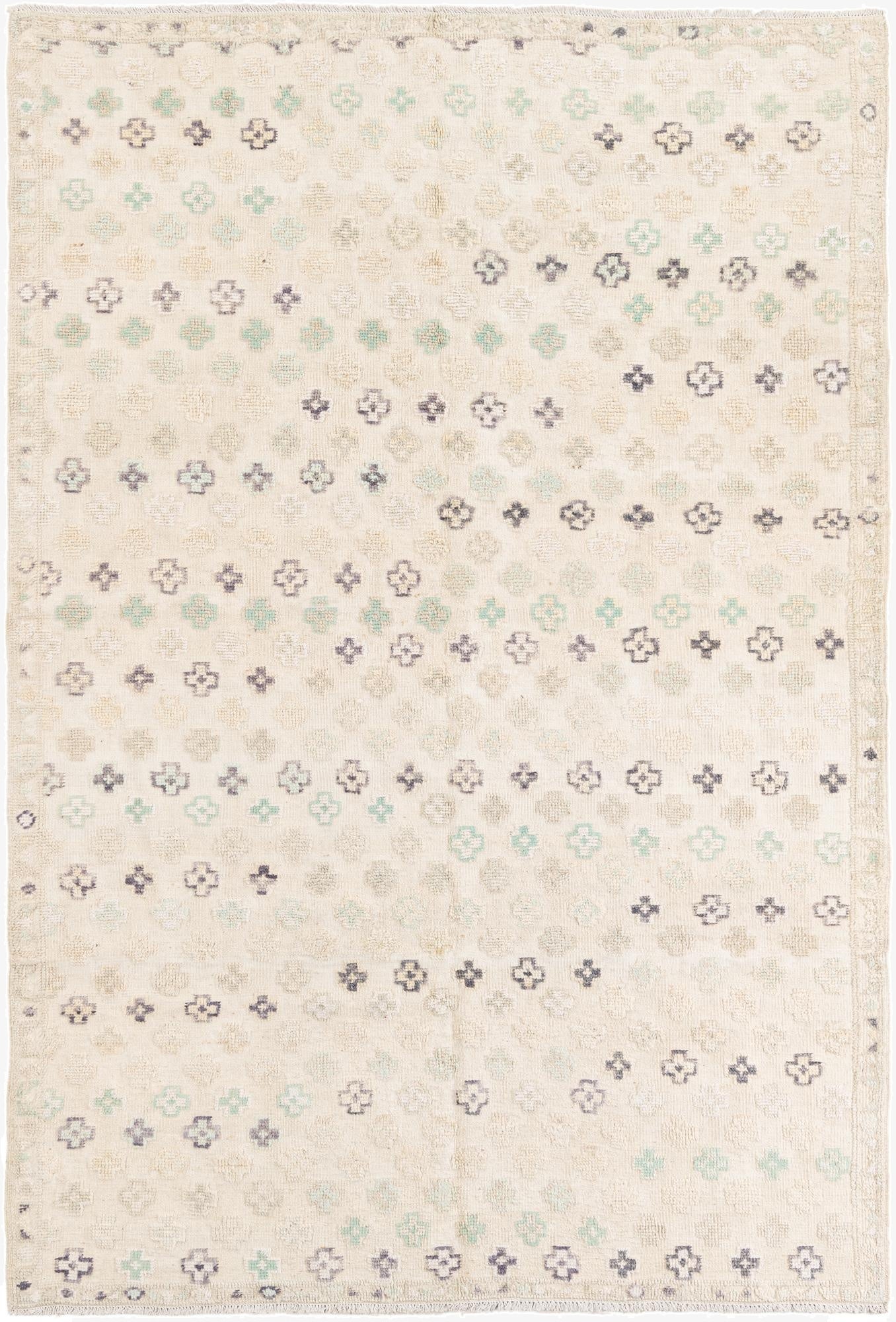  6' 3 x 9' 4  Hand Knotted Darya Wool Rug