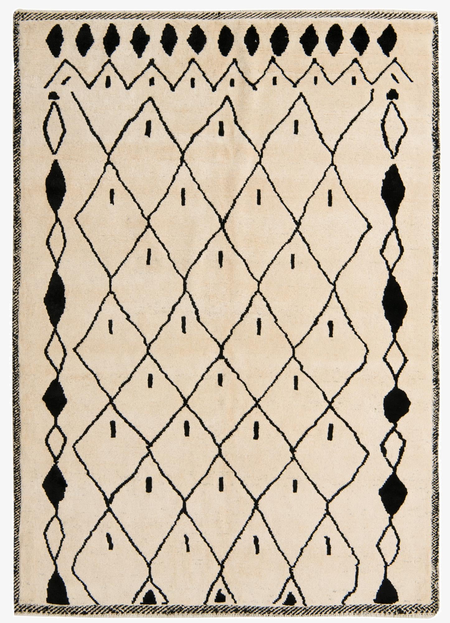  5' 10 x 8' 3  Hand Knotted Darya Wool Rug