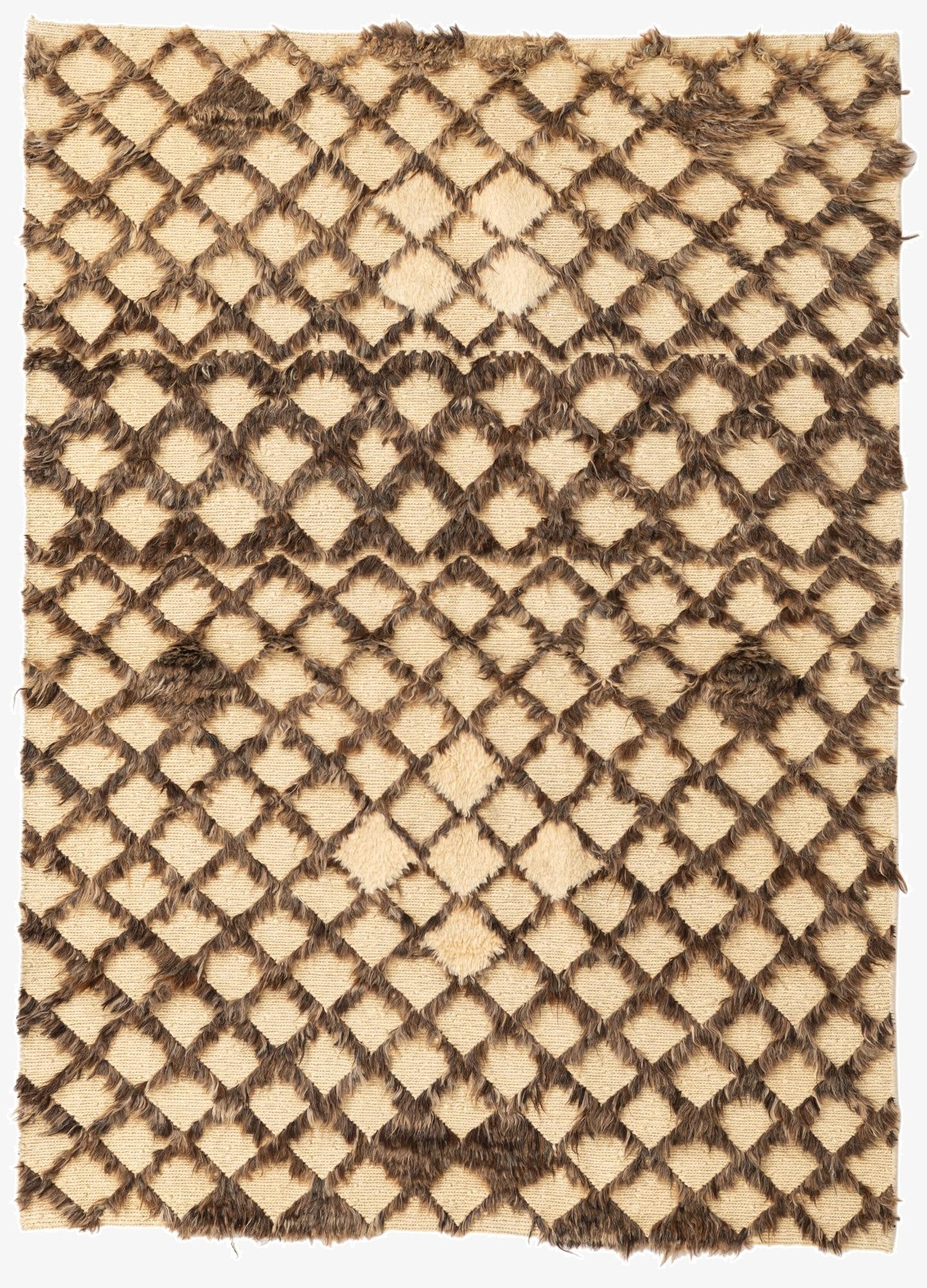  4' 2 x 5' 8  Hand Knotted Darya Wool Rug