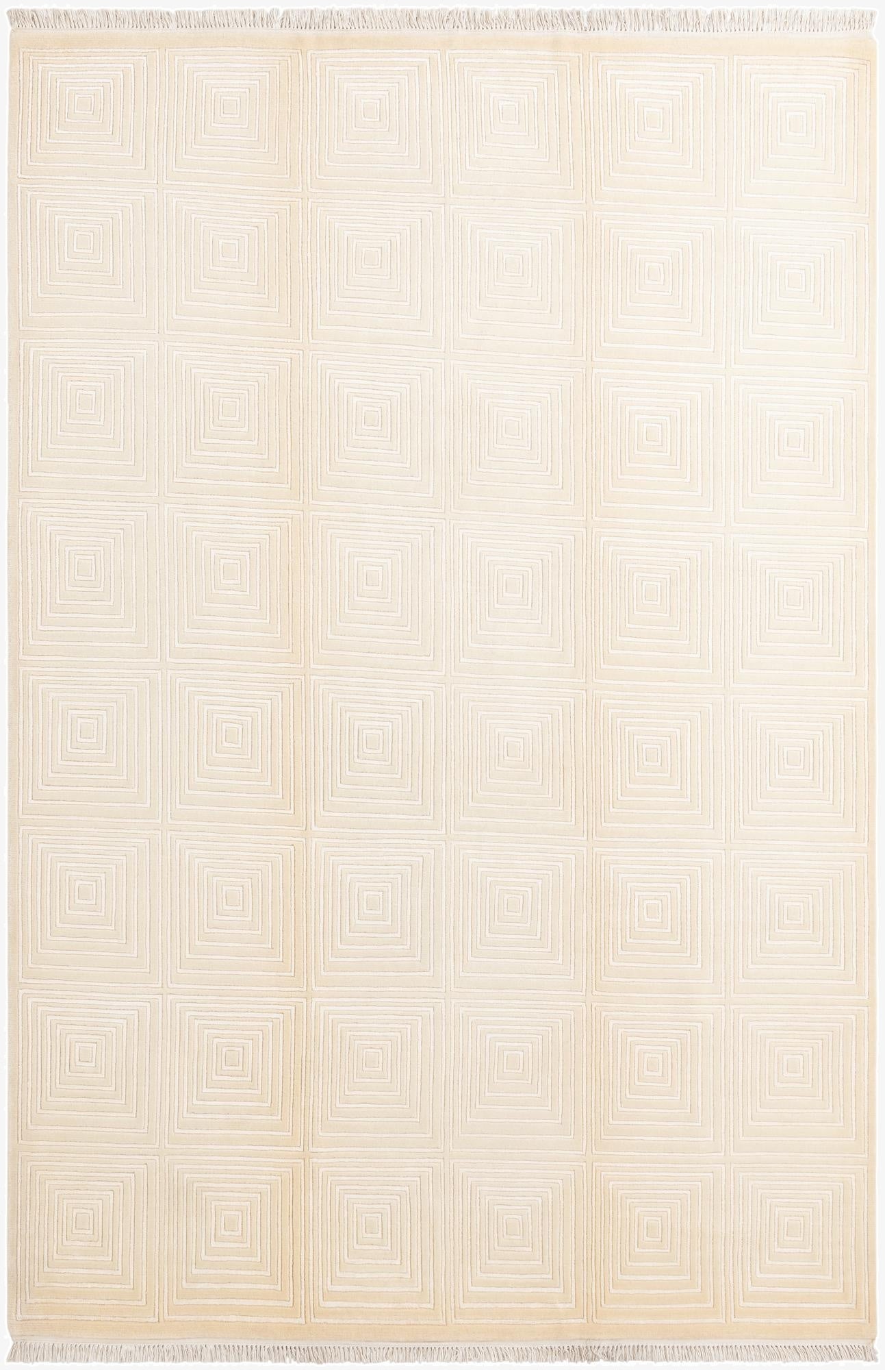  6' 9 x 10' 1  Hand Knotted Darya Wool Rug