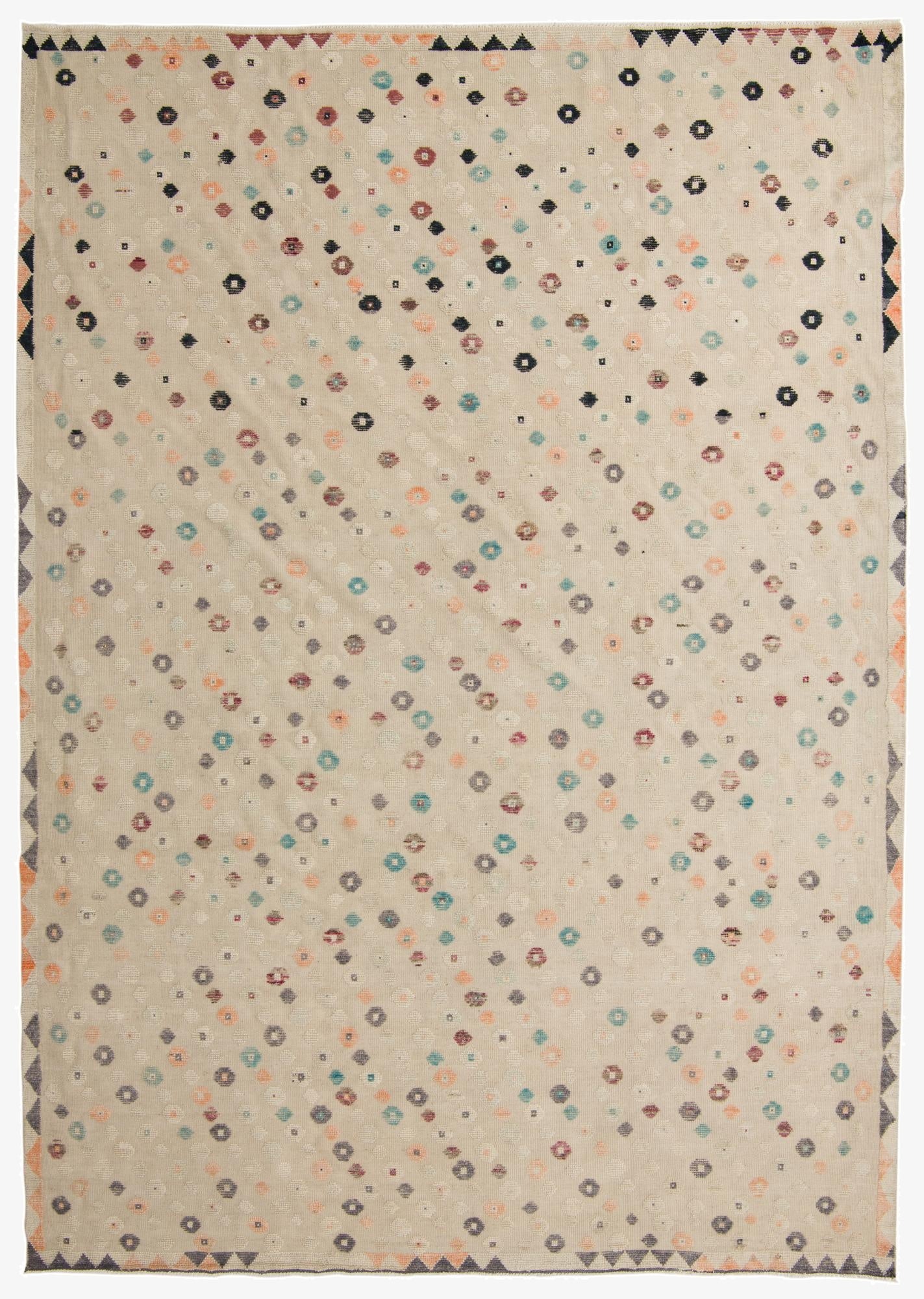  9' 8 x 14' 1  Hand Knotted Darya Wool Rug