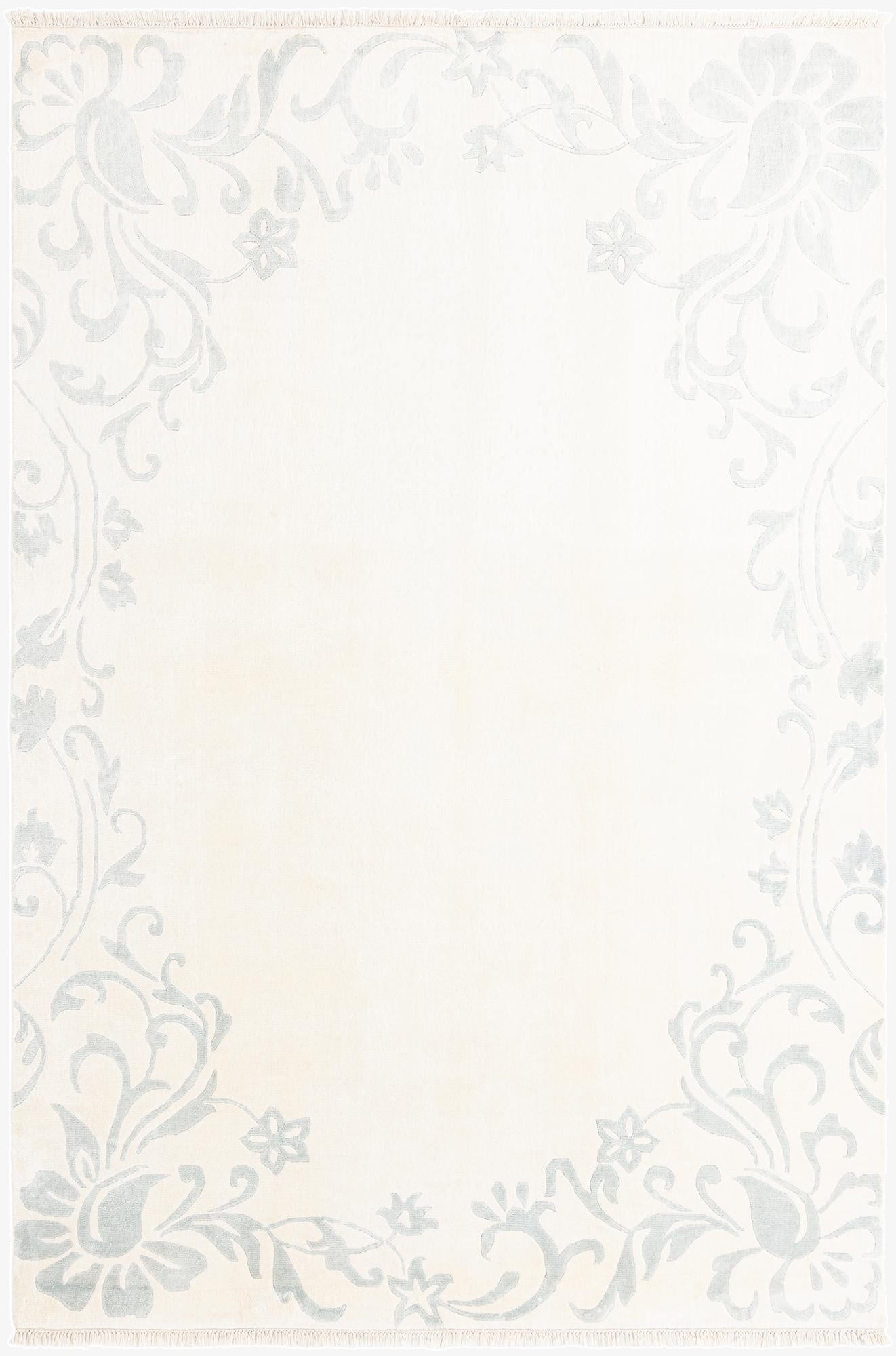  6' 7 x 9' 11  Hand Knotted Darya Wool Rug