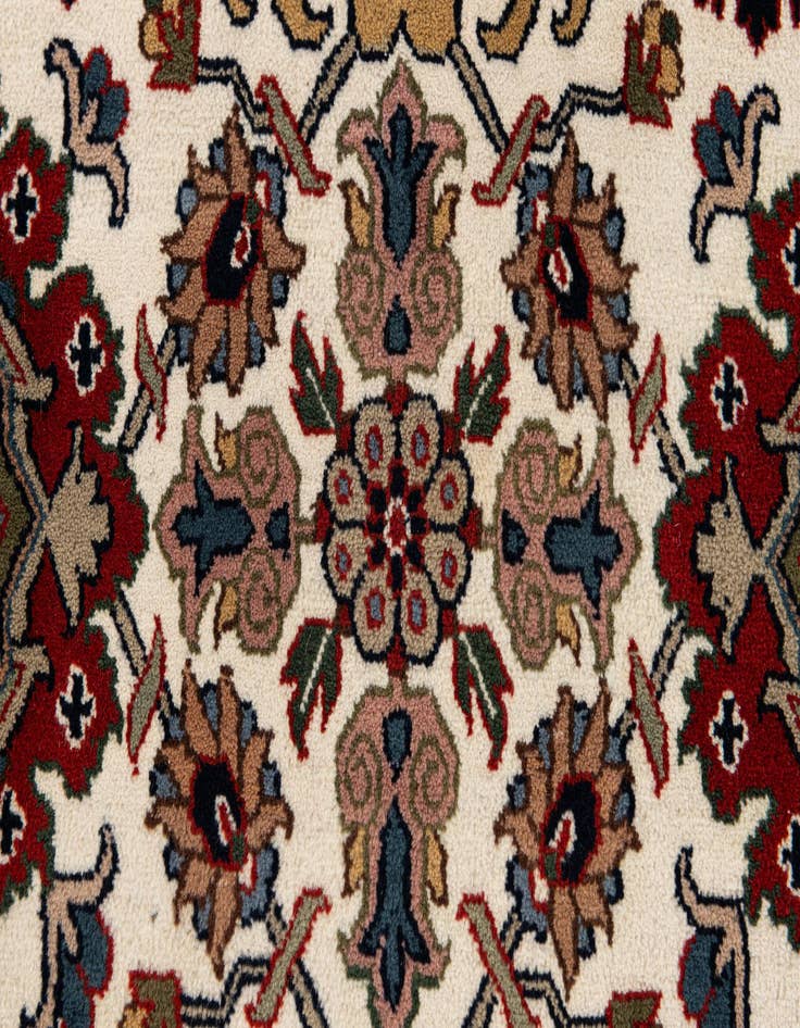 Detail image of  6' 5 x 10'  Hand Knotted Farahan Wool Rug