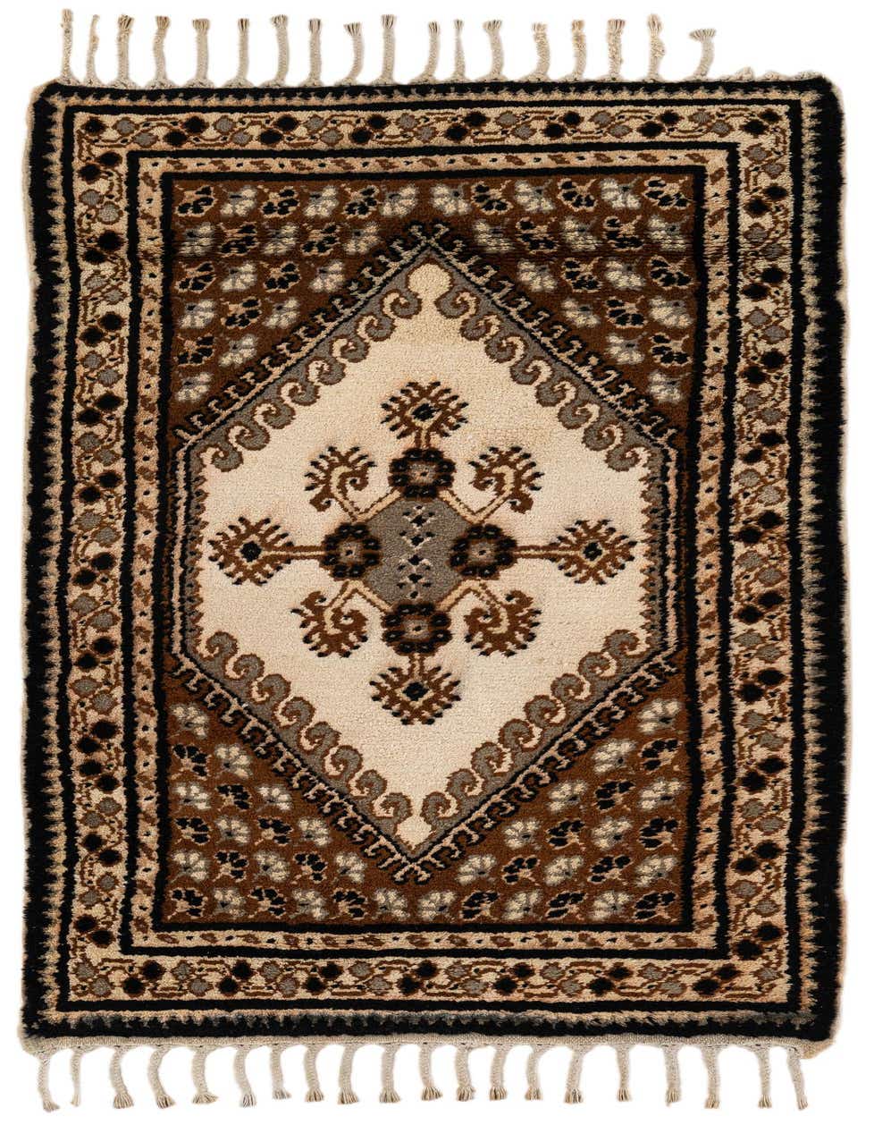 Primary image  2' 8 x 4' 10  Hand Knotted Fars Wool Rug