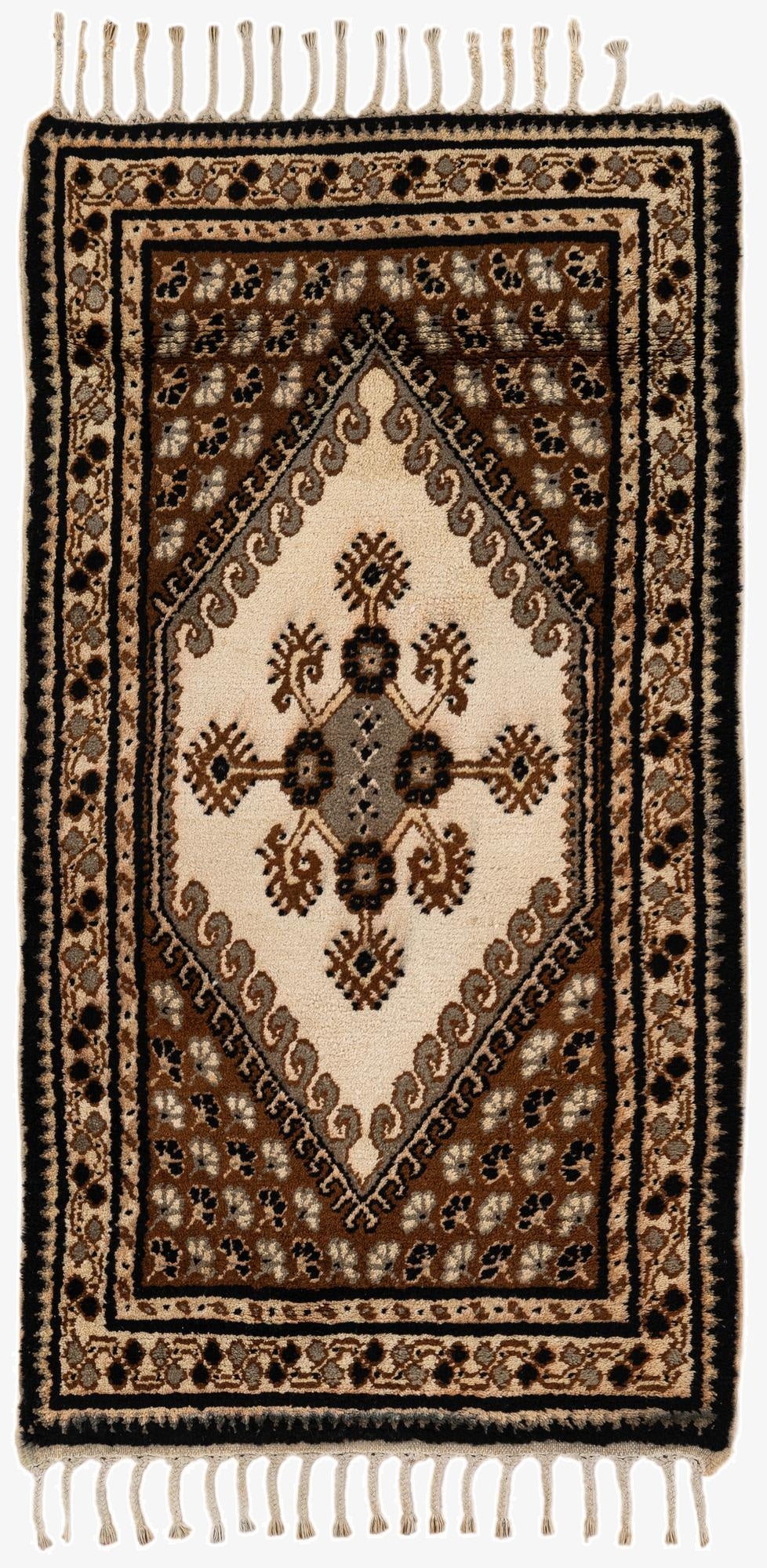  2' 8 x 4' 10  Hand Knotted Fars Wool Rug