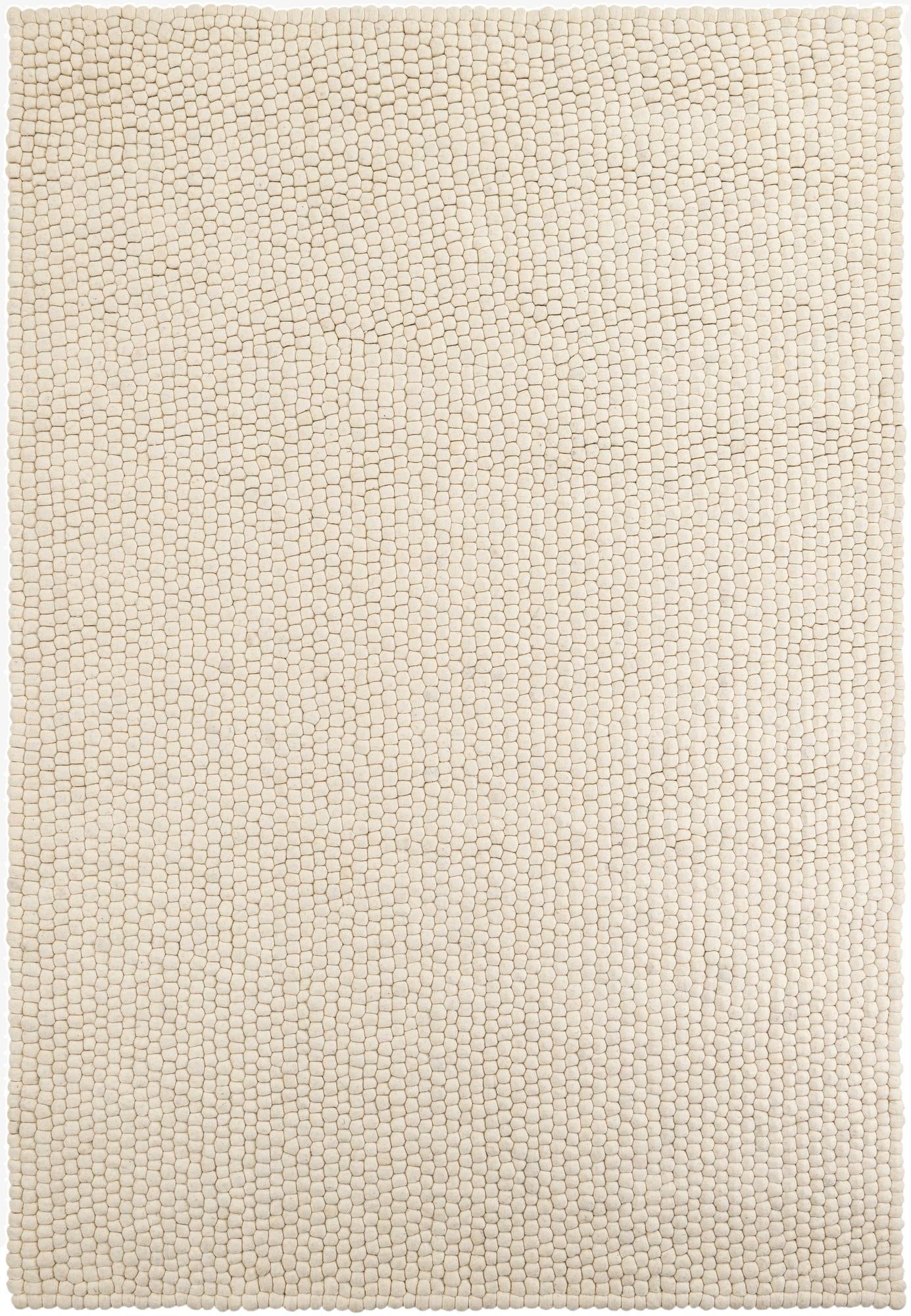  7' 1 x 10' Felt Ball Wool Rug