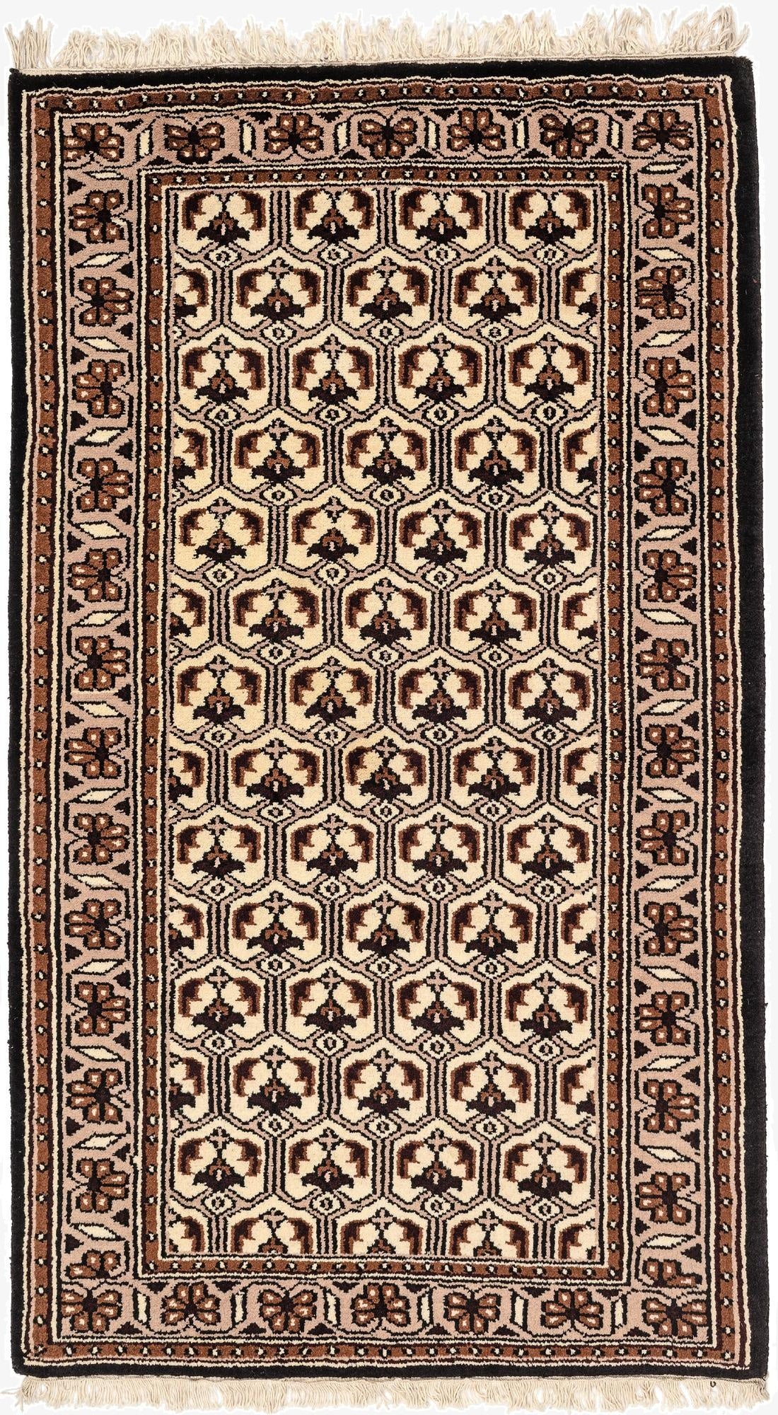  3' x 5' 2  Hand Knotted Ferdos Wool Rug