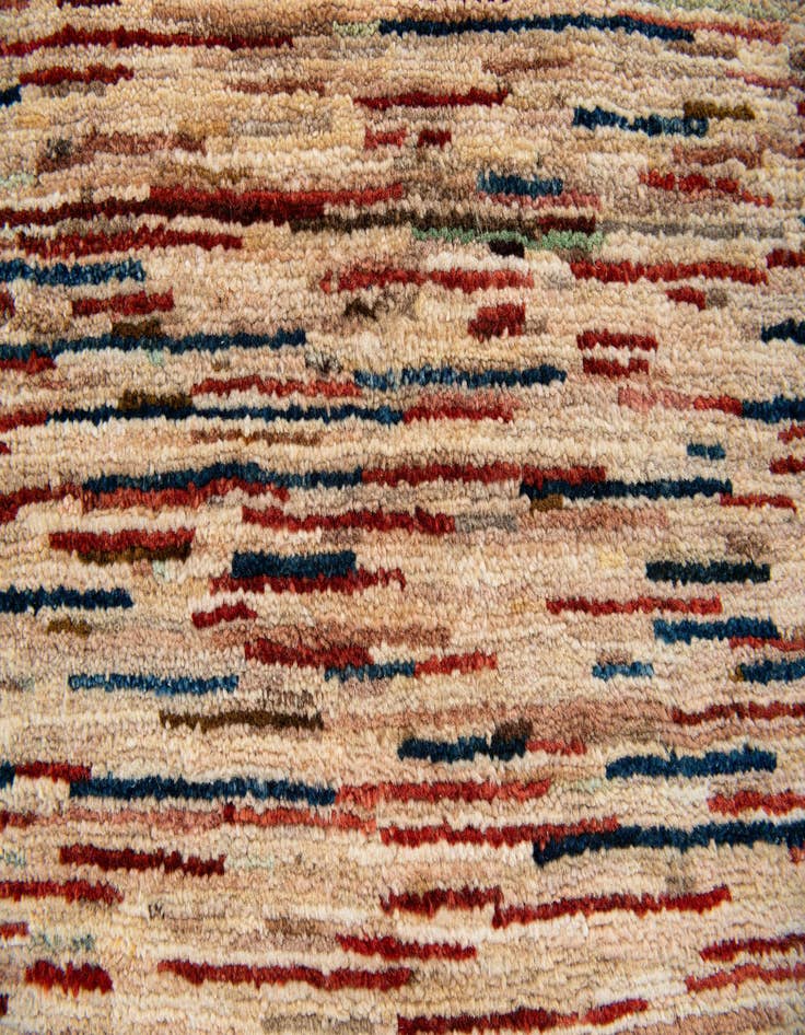 Detail image of  5' 1 x 6' 8  Hand Knotted Gabbeh Wool Rug