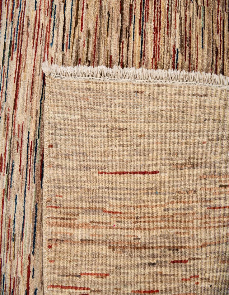 Detail image of  5' 1 x 6' 8  Hand Knotted Gabbeh Wool Rug