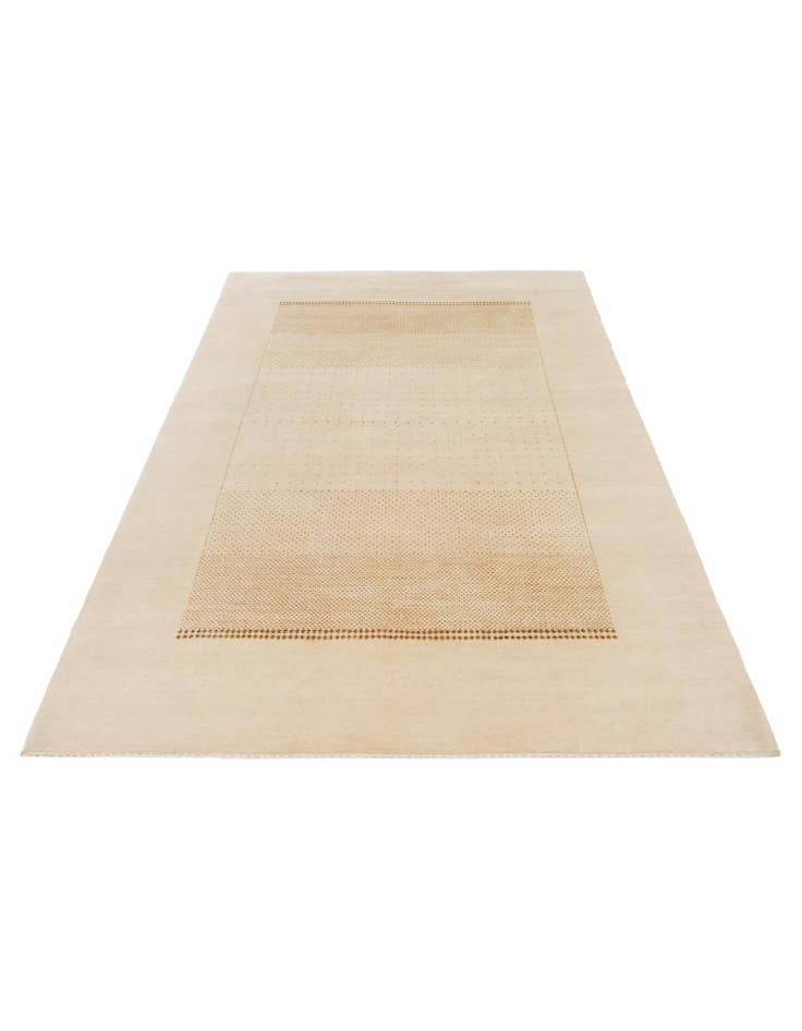 Detail image of  5' 8 x 7' 10  Hand Knotted Gabbeh Wool Rug