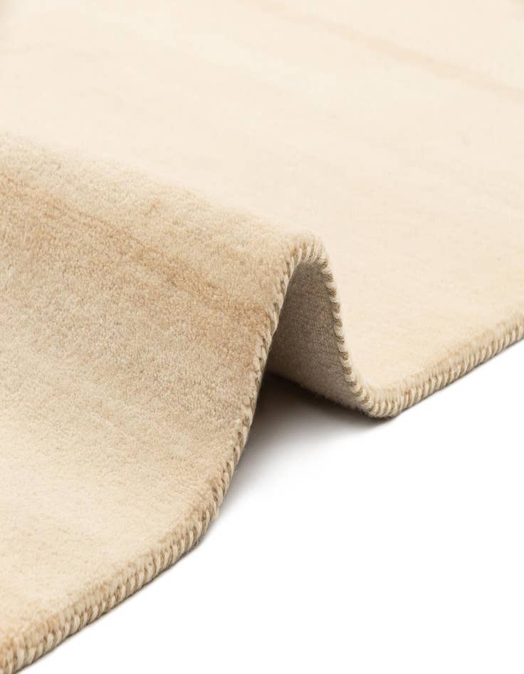 Detail image of  5' x 6' 7  Hand Knotted Gabbeh Oriental Wool Rug