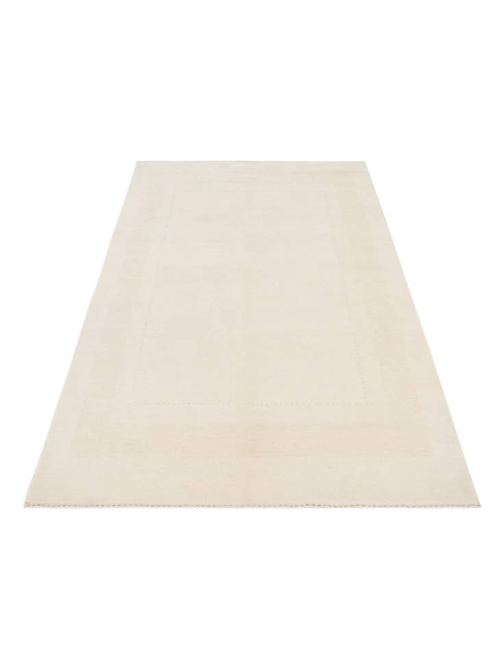 Detail image of  5' 7 x 8'  Hand Knotted Gabbeh Oriental Wool Rug