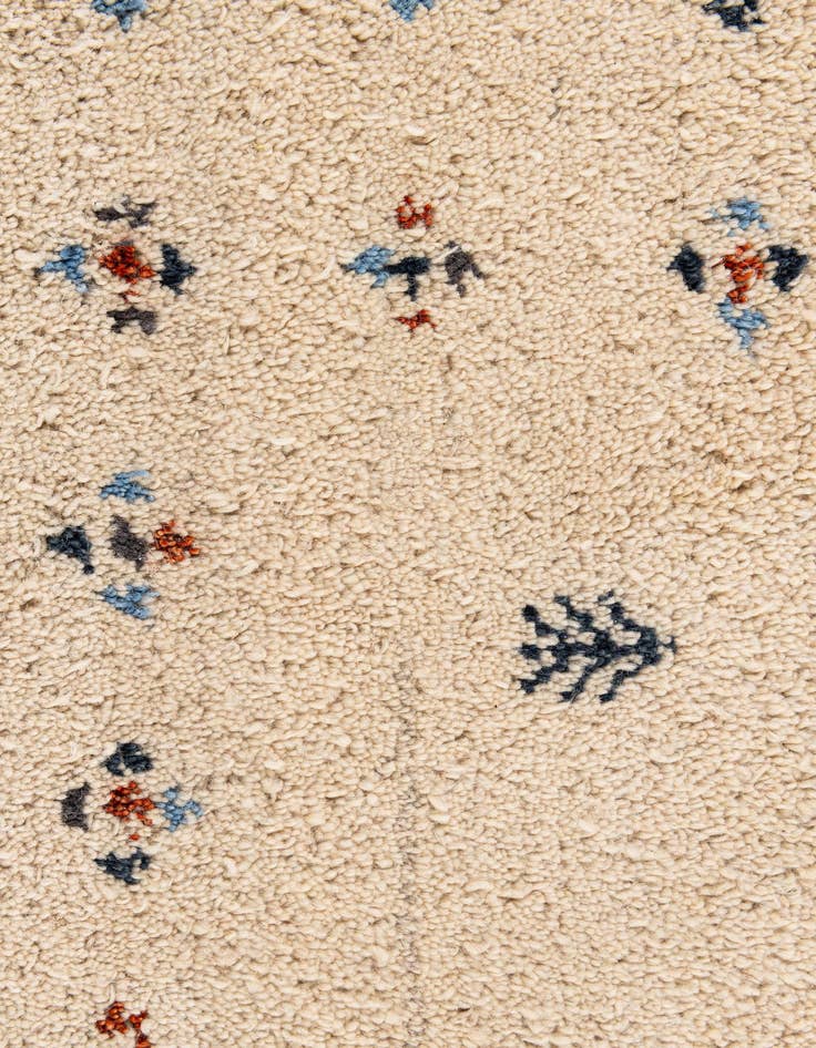 Detail image of  5' 7 x 7' 10  Hand Knotted Gabbeh Wool Rug