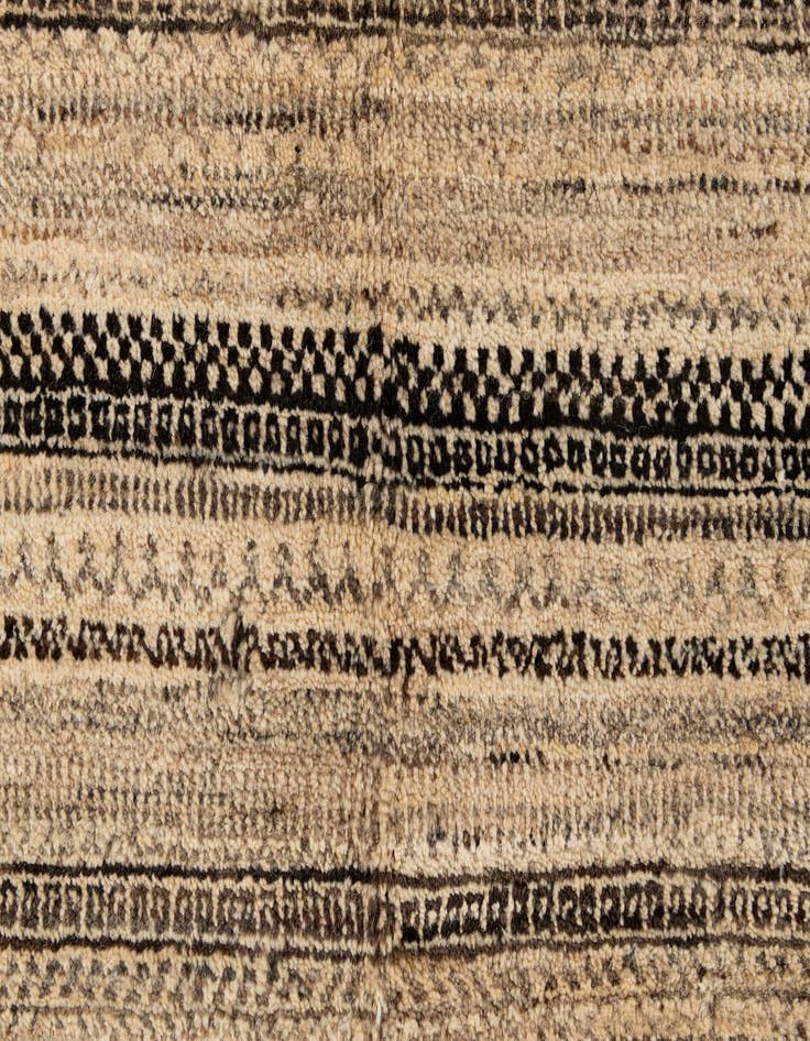 Detail image of  5' 6 x 8' 3  Hand Knotted Gabbeh Wool Rug