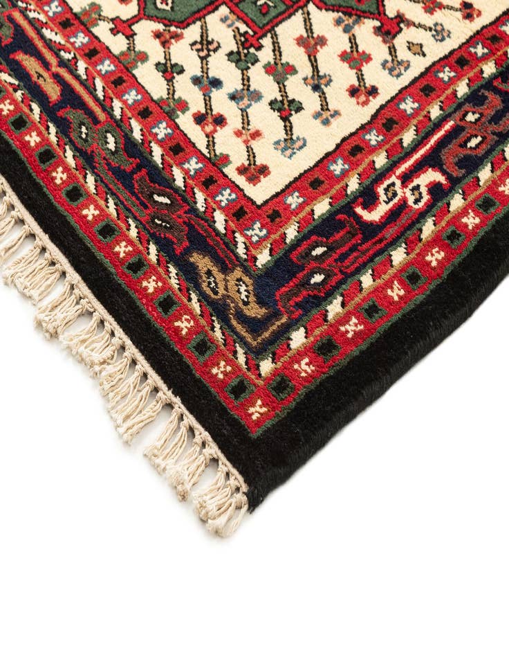 Detail image of  3' 6 x 6' 5  Hand Knotted Gharajeh Wool Rug