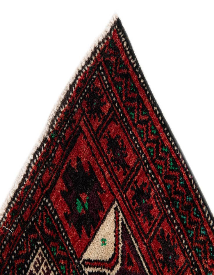 Detail image of  2' 5 x 4' 4 Hamedan Wool Rug