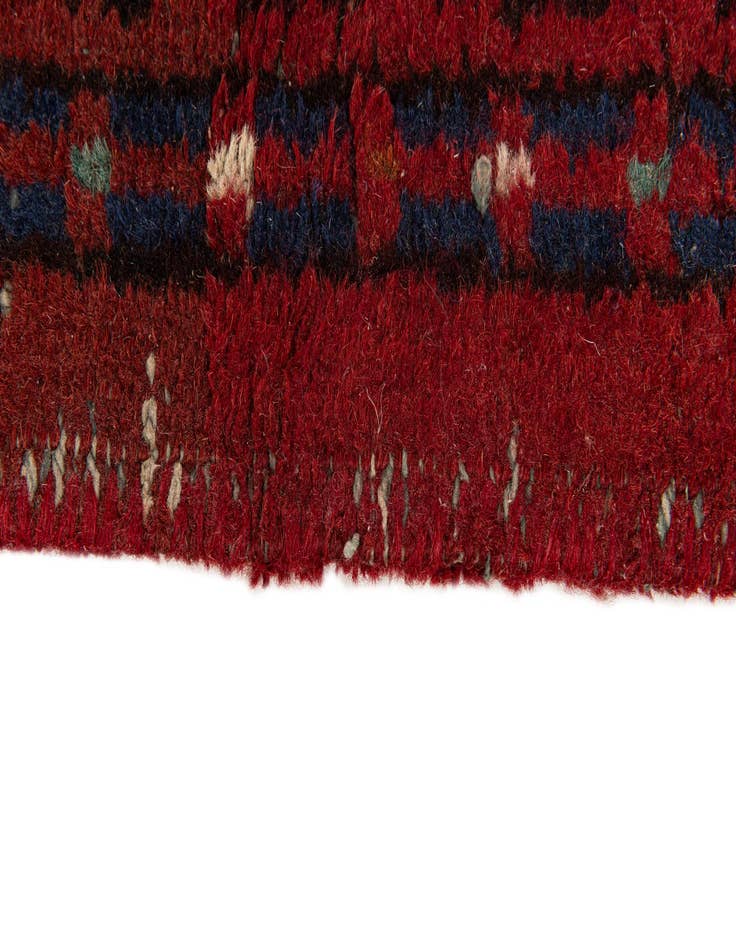 Detail image of  3' 1 x 5' 5  Hand Knotted Hamedan Wool Rug