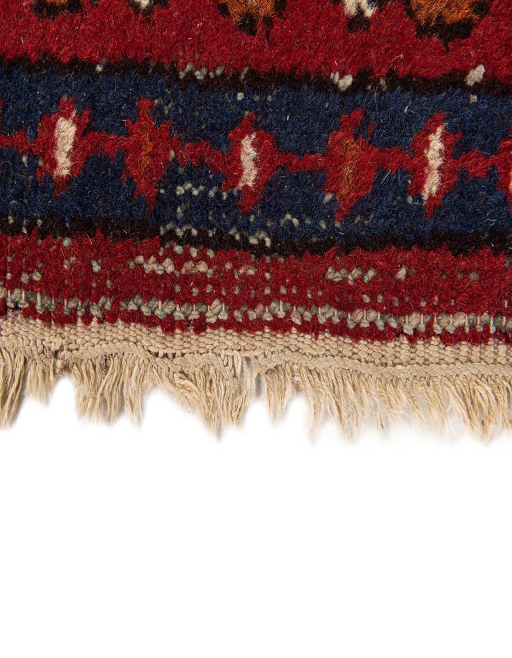 Detail image of  3' 1 x 5' 5  Hand Knotted Hamedan Wool Rug