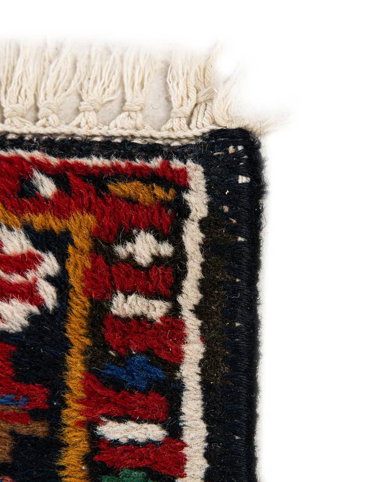 Detail image of  2' x 3' 1  Hand Knotted Hamedan Wool Rug