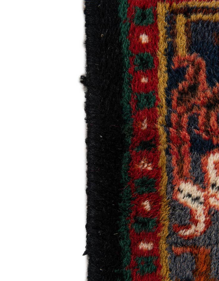 Detail image of  1' 11 x 2' 11  Hand Knotted Hamedan Wool Rug