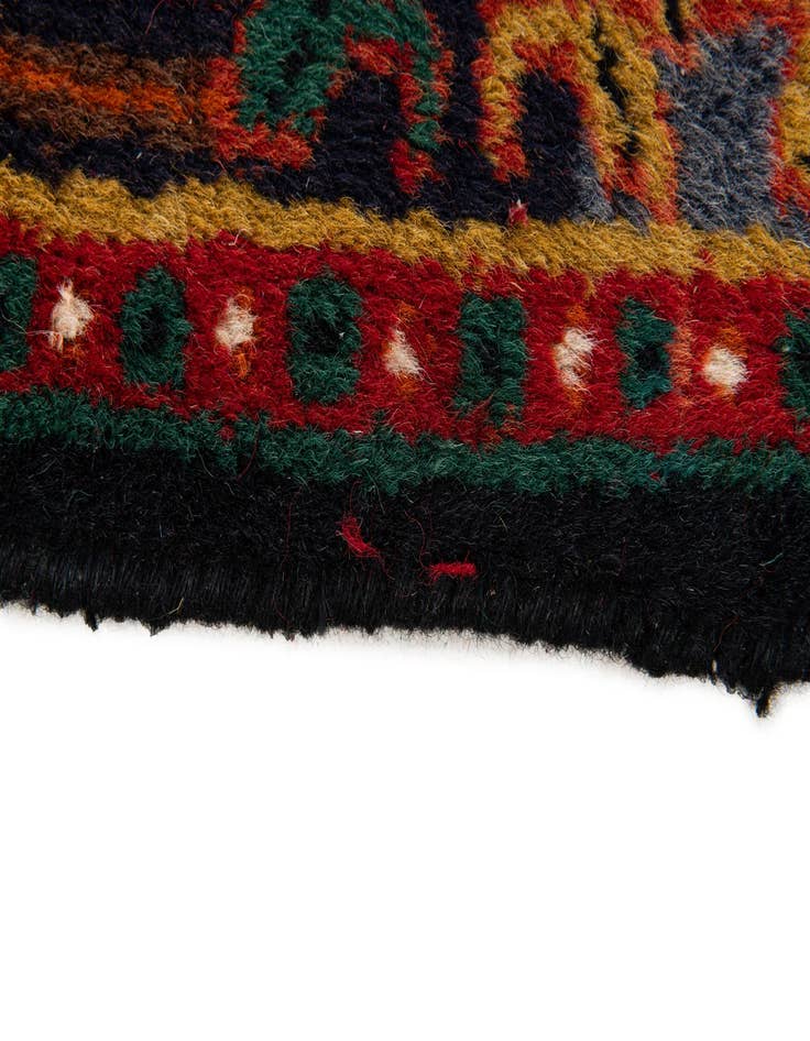Detail image of  1' 11 x 2' 11  Hand Knotted Hamedan Wool Rug