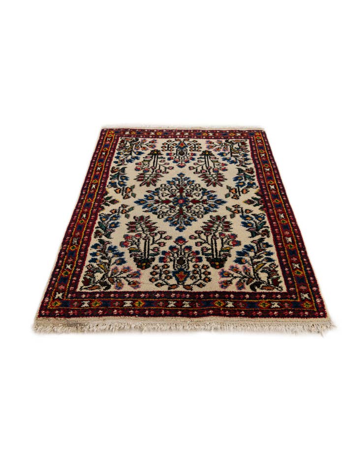 Detail image of  2' x 2' 6  Hand Knotted Hamedan Wool Rug