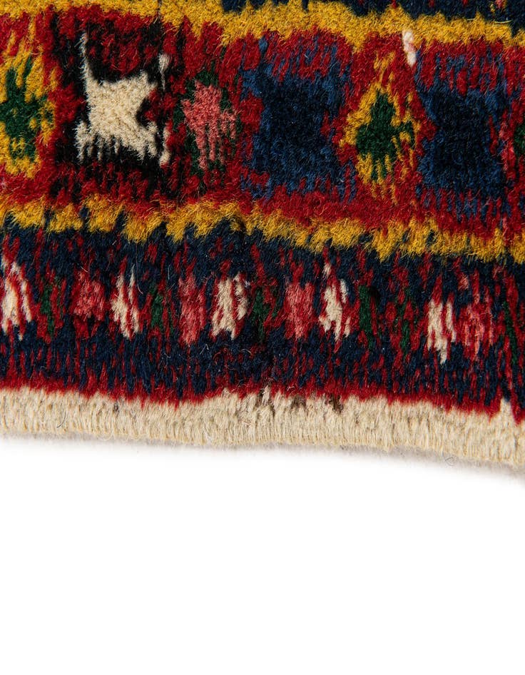 Detail image of  2' x 2' 6  Hand Knotted Hamedan Wool Rug