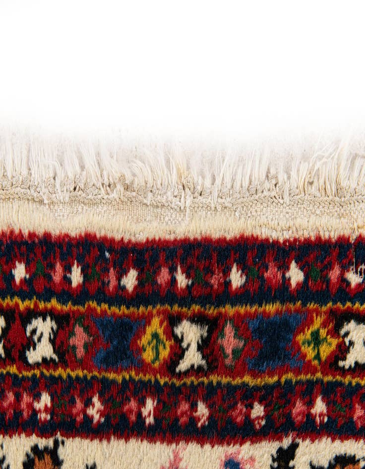Detail image of  2' x 2' 6  Hand Knotted Hamedan Wool Rug