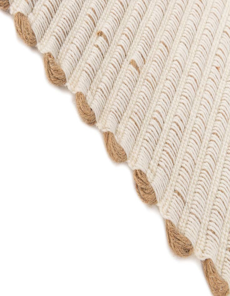 Detail image of  2' 1 x 3' 3  Hand Woven Hand Braided Jute Rug